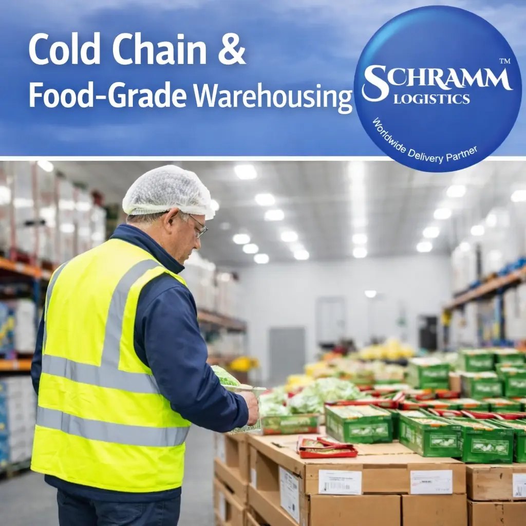 Best Cold Chain & Food-Grade Warehousing Support in India by Schramm Logistics